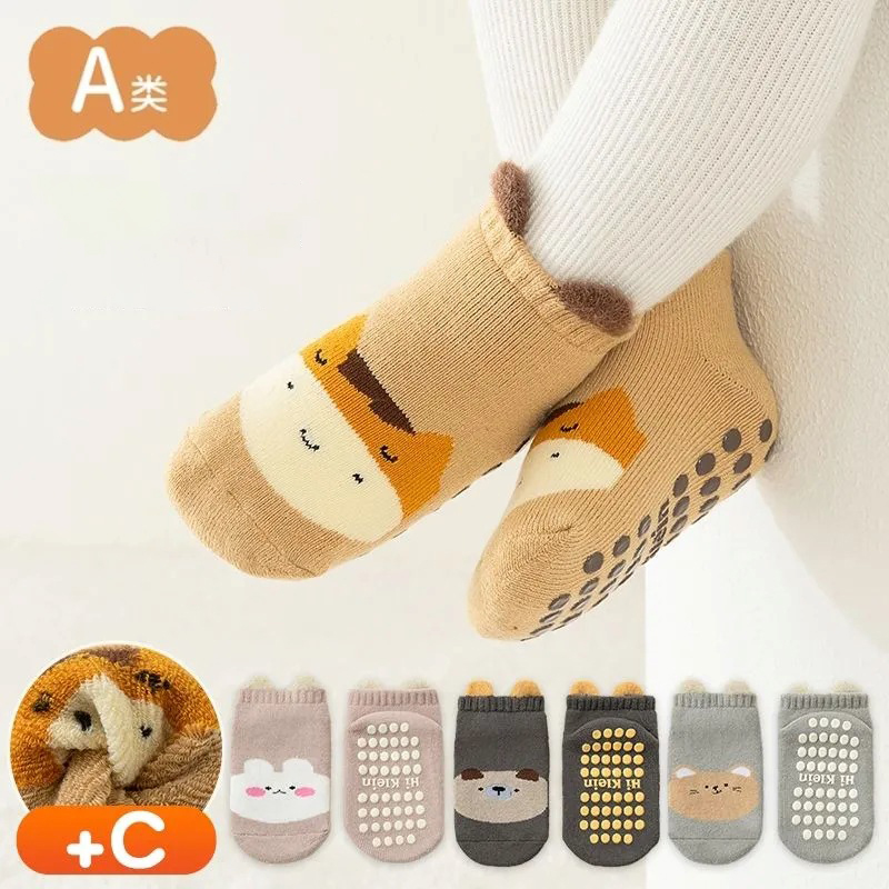5 Pasang Kaus Kaki Bayi Musim  - Unisex Baby Socks Non Slip ulasan dan harga