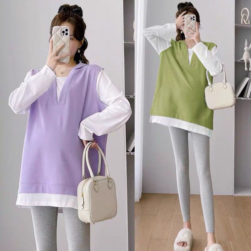 Setelan 2 potong untuk ibu ham - Maternity Wear ulasan dan harga