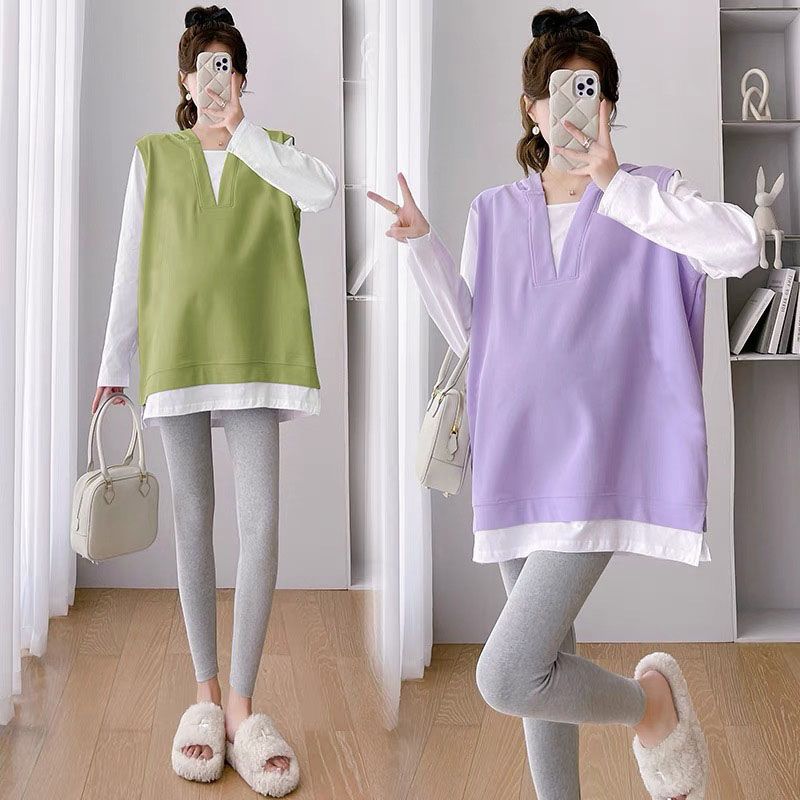 Setelan 2 potong untuk ibu ham - Maternity Wear ulasan dan harga