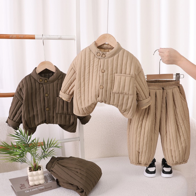 Pakaian Bayi Laki-laki Musim D - Toddler Boy Winter Fleece Jacket ulasan dan harga