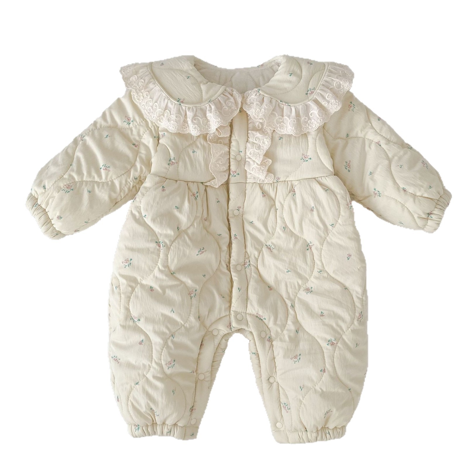 Romper Bayi Perempuan Musim Di - Newborn Baby Girl Romper Floral ulasan dan harga