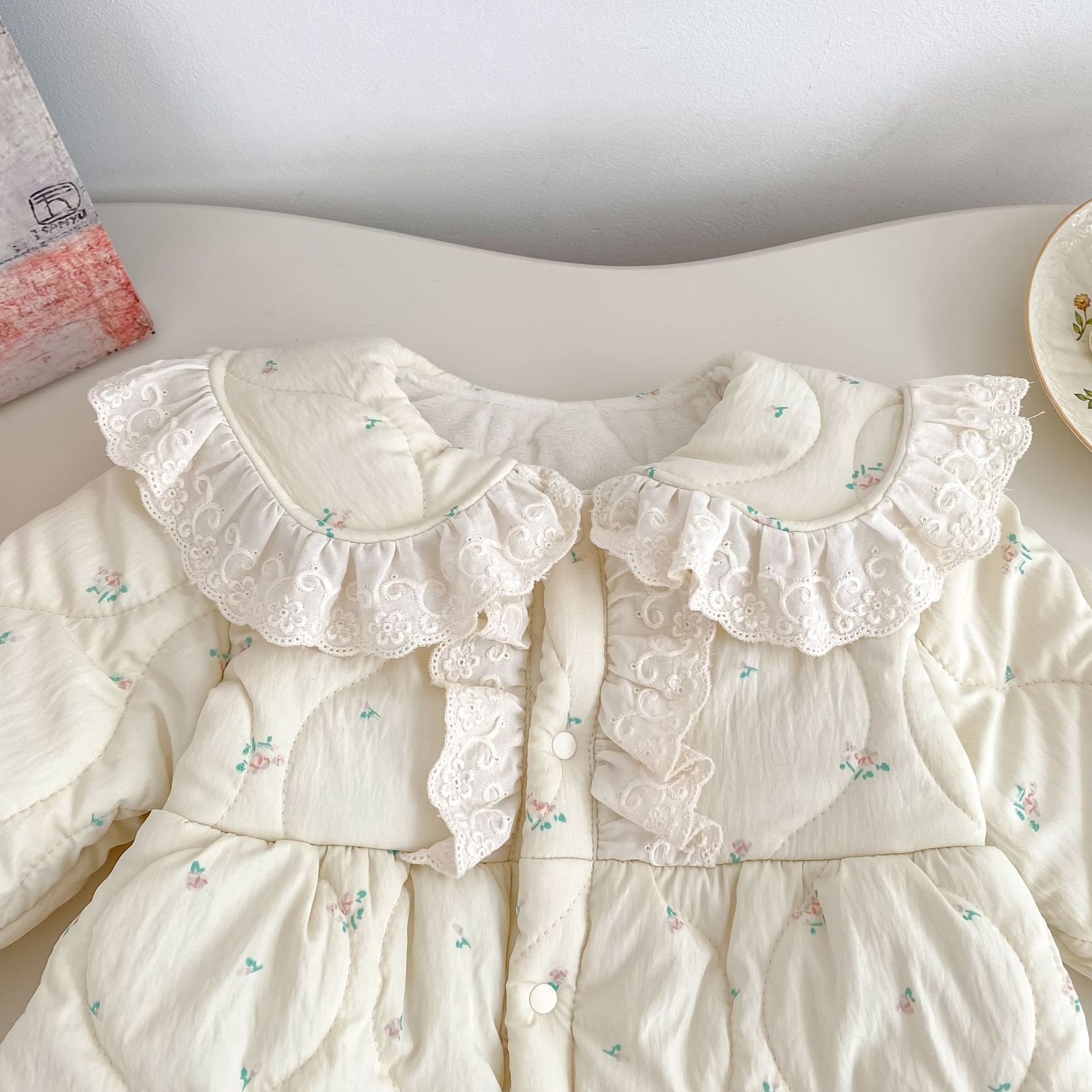 Romper Bayi Perempuan Musim Di - Newborn Baby Girl Romper Floral ulasan dan harga